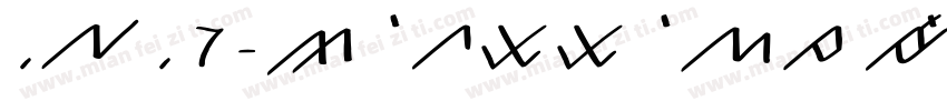 ULU 7-SEGMmENT Regu字体转换